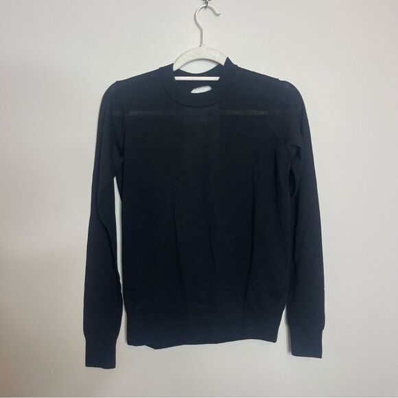 $298 Zadig & Voltaire Emma Open back Black Sweater NEW W FLAW - Picture 6 of 12